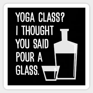 Yoga Class Sticker